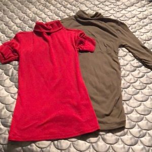 Victoria’s Secret turtle neck tees XS